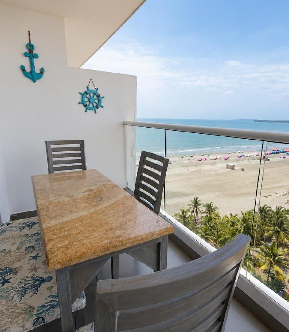Spiaggia, Playa Privada, Rooftop Infinity Pool Apartamento Cartagena