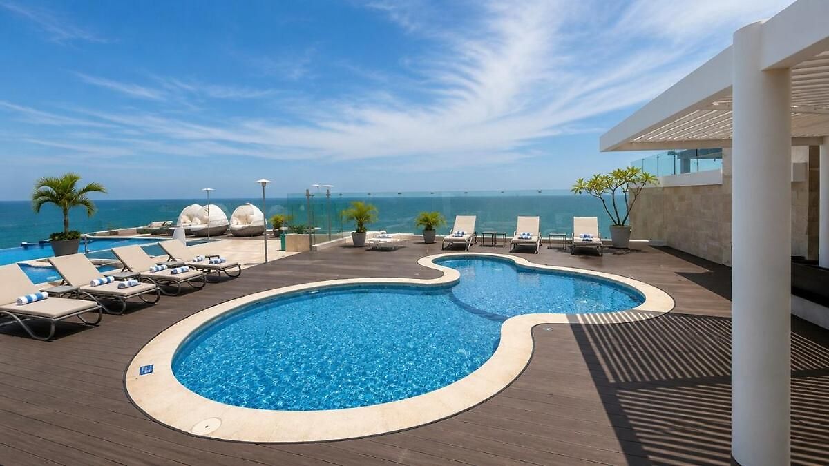Spiaggia, Playa Privada, Rooftop Infinity Pool Apartamento Cartagena