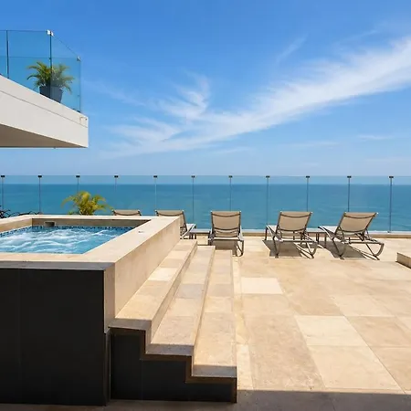 Spiaggia, Playa Privada, Rooftop Infinity Pool Apartamento Cartagena