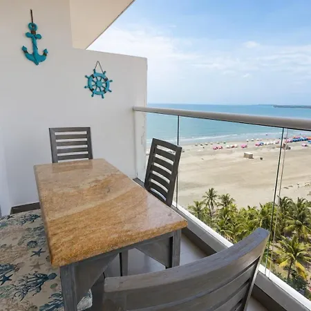 Spiaggia, Playa Privada, Rooftop Infinity Pool Apartamento Cartagena