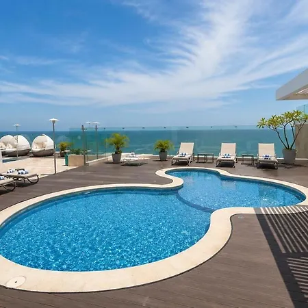Spiaggia, Playa Privada, Rooftop Infinity Pool Apartamento Cartagena