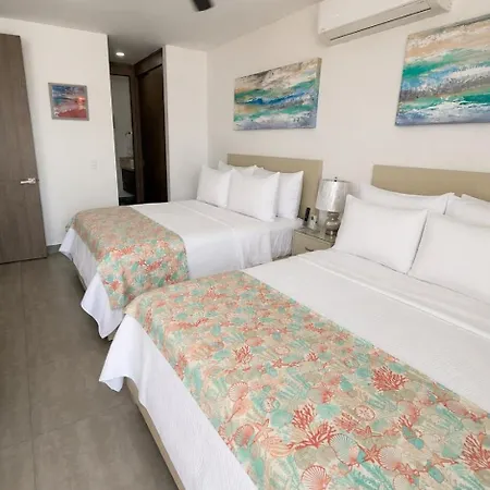 Spiaggia, Playa Privada, Rooftop Infinity Pool Apartamento Cartagena